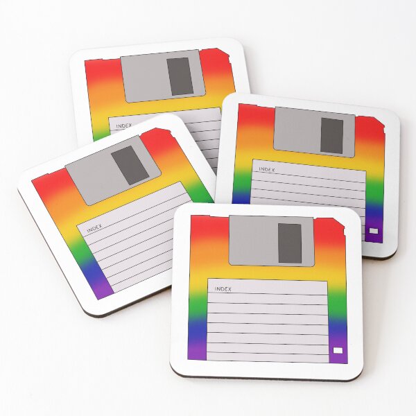 Item preview, Floppy Disc Rainbow Pride designed and sold by belle kroeger.