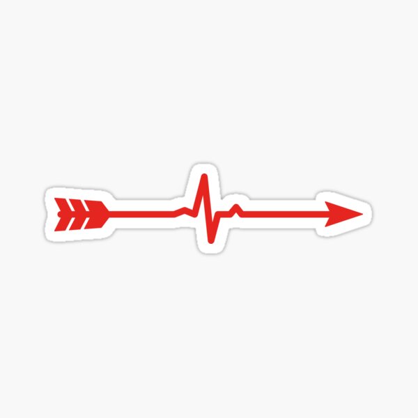 ARROW PULSE (Bogenschiessen by BOWTIQUE) Sticker