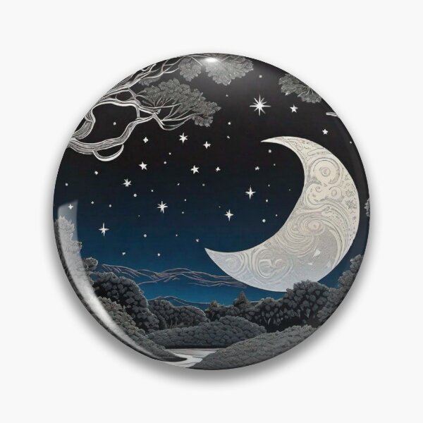 Item preview, Hippie Landscapes - Moonlit Night Magic 6 designed and sold by Benito Del Ray.