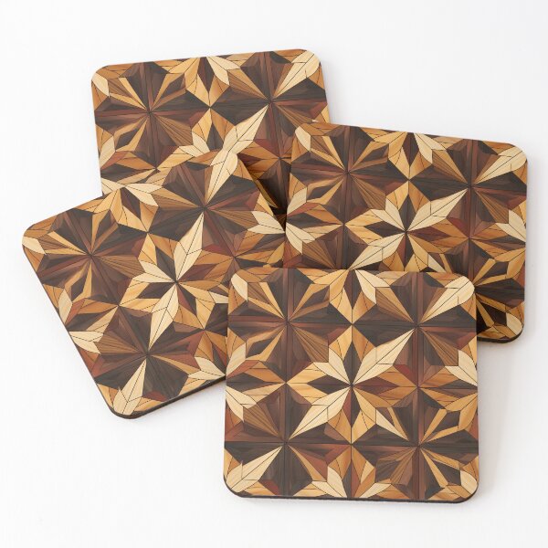 Item preview, Marquetry Pattern designed and sold by SideSignal.