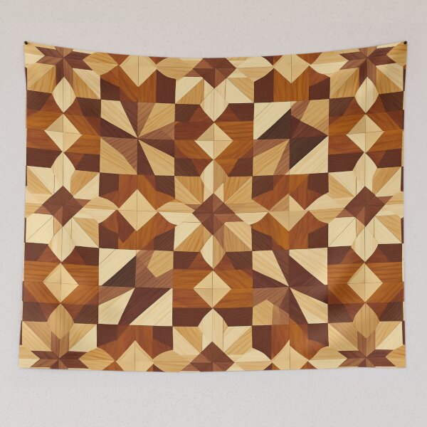 Item preview, Marquetry Pattern designed and sold by SideSignal.