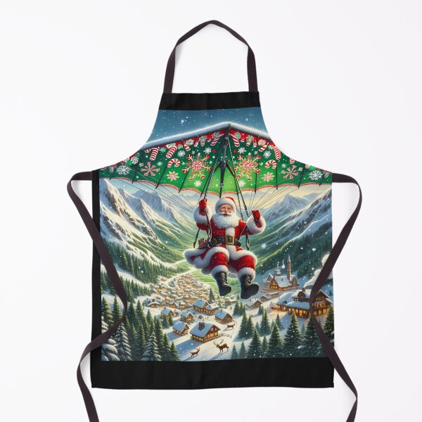 Item preview, Merry Mountain Glide with Santa designed and sold by Pixel Dome.
