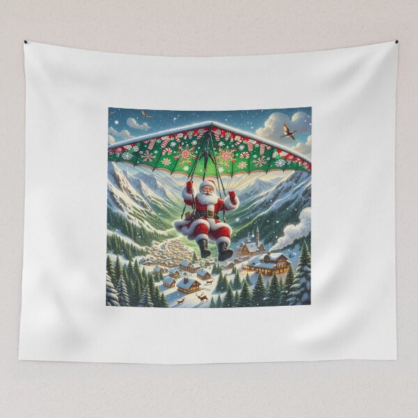 Item preview, Merry Mountain Glide with Santa designed and sold by Pixel Dome.