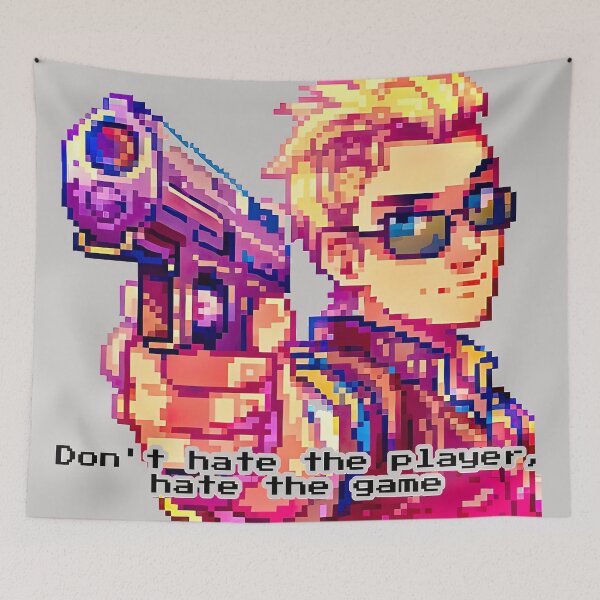Item preview, Don't Hate The Player, Hate The Game designed and sold by SirZeus.