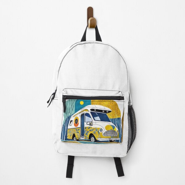 Item preview, Colorful motorhome. Geometric pen drawing style  designed and sold by uliklo.