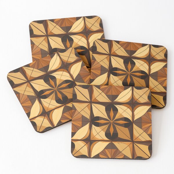 Item preview, Marquetry Pattern designed and sold by SideSignal.