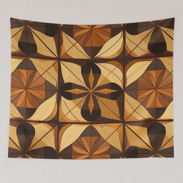 Item preview, Marquetry Pattern designed and sold by SideSignal.