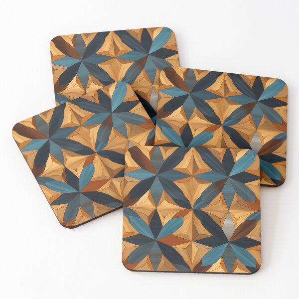 Item preview, Marquetry Pattern designed and sold by SideSignal.