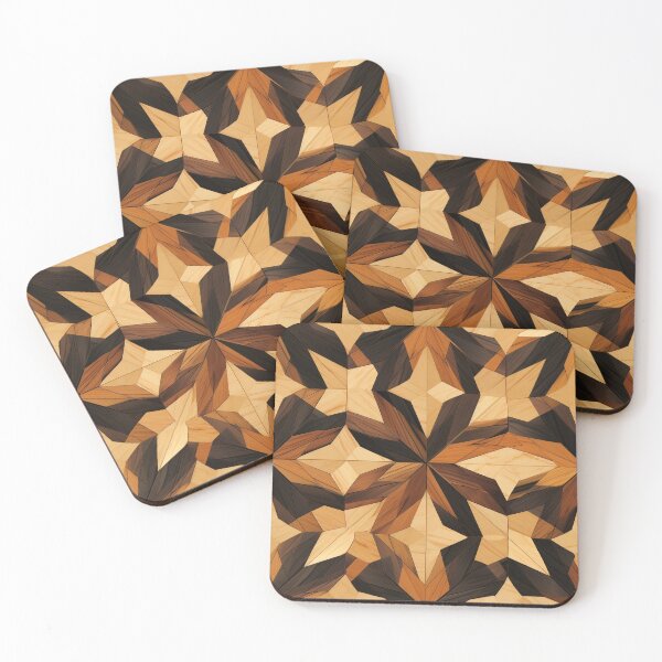 Item preview, Marquetry Pattern designed and sold by SideSignal.