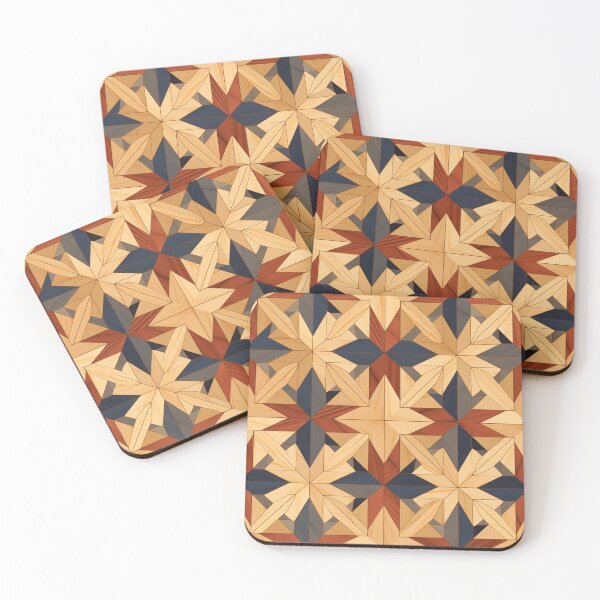 Item preview, Marquetry Pattern designed and sold by SideSignal.