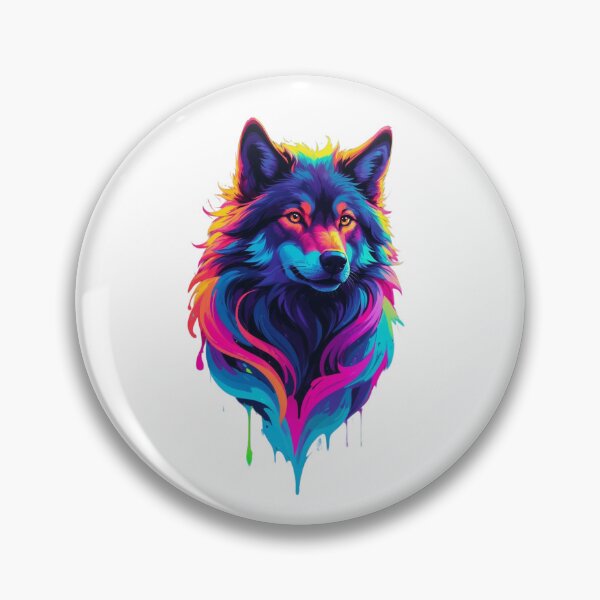 Item preview, Fox in bold neon colors designed and sold by MO-RO.