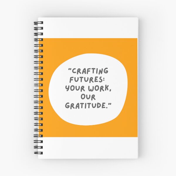 Item preview, HR and L&D inspiration. Crafting futures: Your work, our gratitude.  designed and sold by dollymademe.