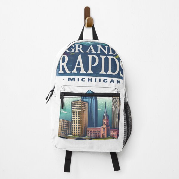 Item preview, Grand Rapids Michigan Watercolor Illustration designed and sold by PaintMeWorld.