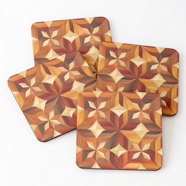 Item preview, Marquetry Pattern designed and sold by SideSignal.