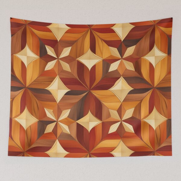 Item preview, Marquetry Pattern designed and sold by SideSignal.