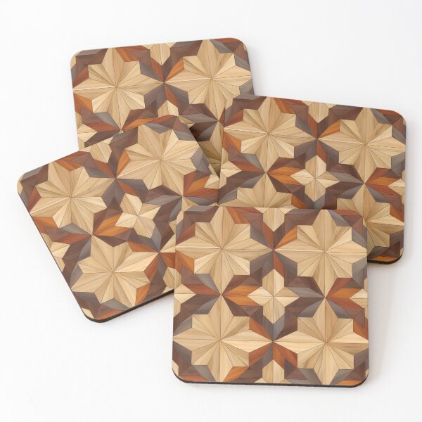 Item preview, Marquetry Pattern designed and sold by SideSignal.