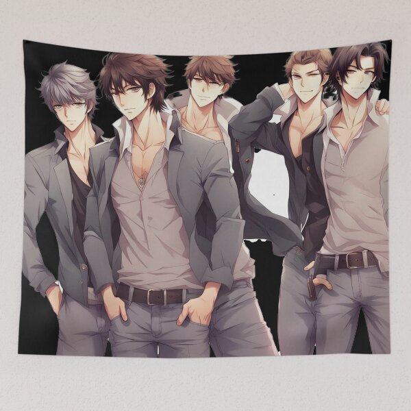 Item preview, Gang of Hot Anime Guys designed and sold by Ryzan35.