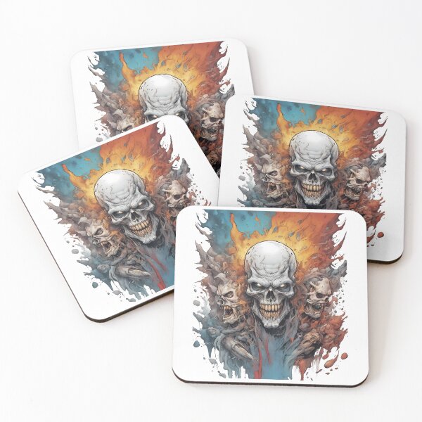 Item preview, Inferno Skulls Cascade designed and sold by Pixel Dome.