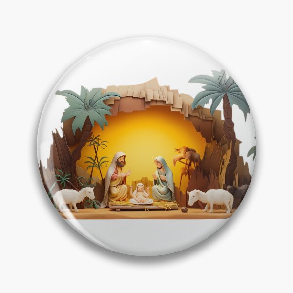 Item preview, Nativity diorama designed and sold by dzineNJ.