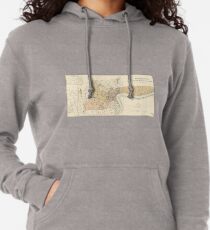 Vintage Map of Shanghai China (1918) Lightweight Hoodie