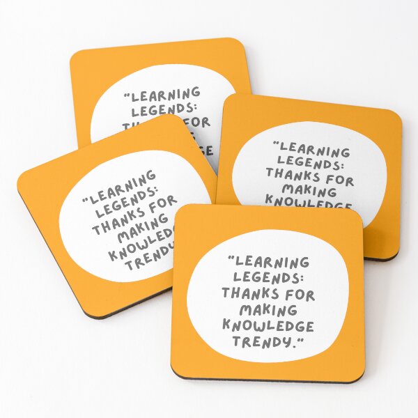 Item preview, Recognition and celebration of Learning professionals. Learning legends, thanks for making knowledge trendy designed and sold by dollymademe.