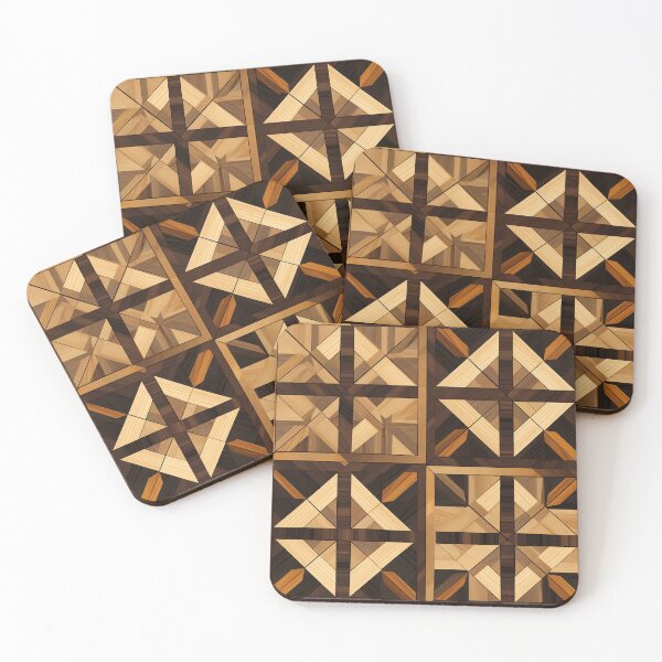 Item preview, Marquetry Pattern designed and sold by SideSignal.