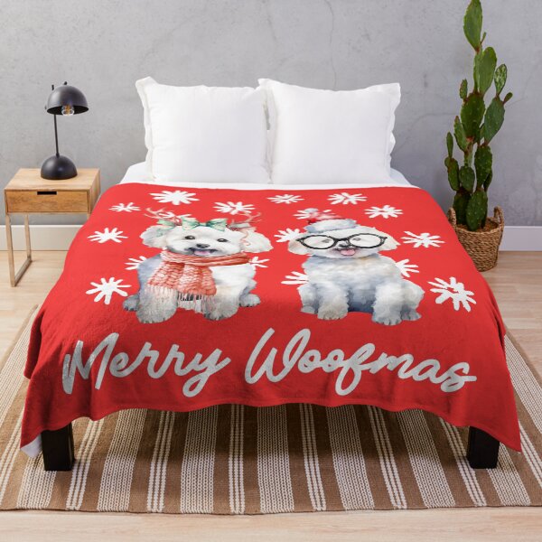Item preview, Bichon Christmas - Merry Woofmas designed and sold by Tenth-Floor.