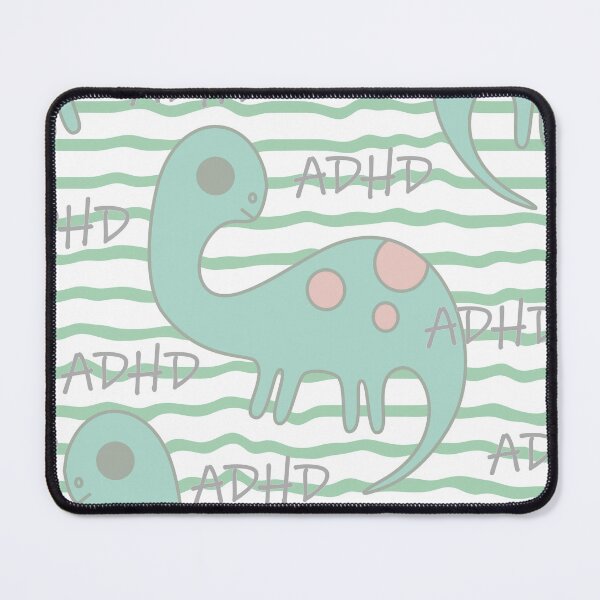 Item preview, ADHD creature /3. A sweet, minty, adorable dinosaur with pink spots and big eyes. designed and sold by My-fake-places.