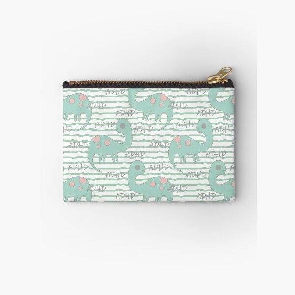 Item preview, ADHD creature /3. A sweet, minty, adorable dinosaur with pink spots and big eyes. designed and sold by My-fake-places.