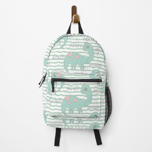 Item preview, ADHD creature /3. A sweet, minty, adorable dinosaur with pink spots and big eyes. designed and sold by My-fake-places.
