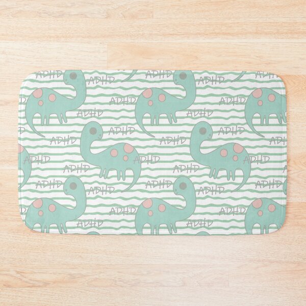 Item preview, ADHD creature /3. A sweet, minty, adorable dinosaur with pink spots and big eyes. designed and sold by My-fake-places.