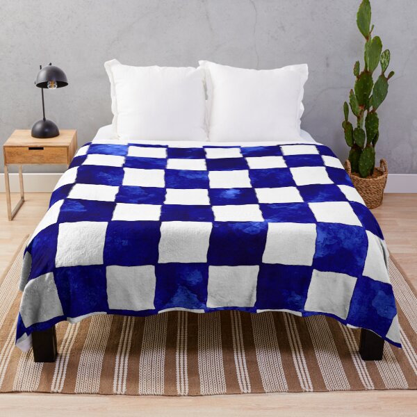 Item preview, For the Love of Blue and White- chequerboard small designed and sold by SoshanaC.
