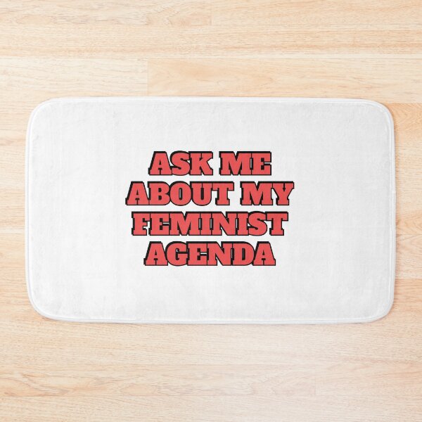 Item preview, Ask me about my feminist agenda designed and sold by Inspirationmotivation.