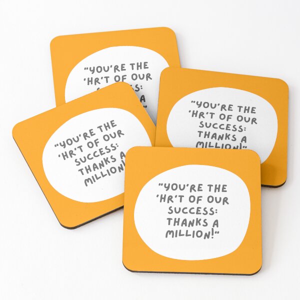 Item preview, HR celebration. You're the HR'T of our success. Thanks a million! designed and sold by dollymademe.