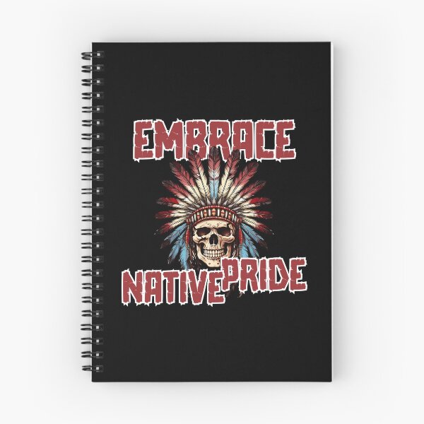 Item preview, Embrace Native Pride - Native American Indian (White Outline Design) designed and sold by Spiprinto.