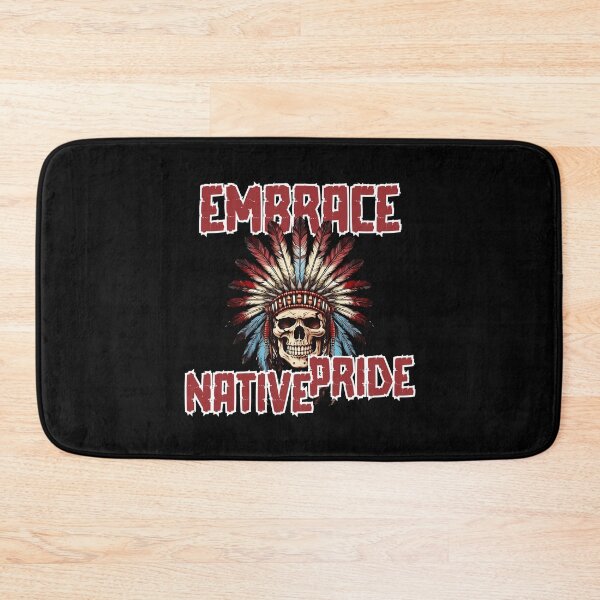 Item preview, Embrace Native Pride - Native American Indian (White Outline Design) designed and sold by Spiprinto.