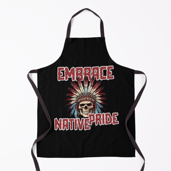 Item preview, Embrace Native Pride - Native American Indian (White Outline Design) designed and sold by Spiprinto.