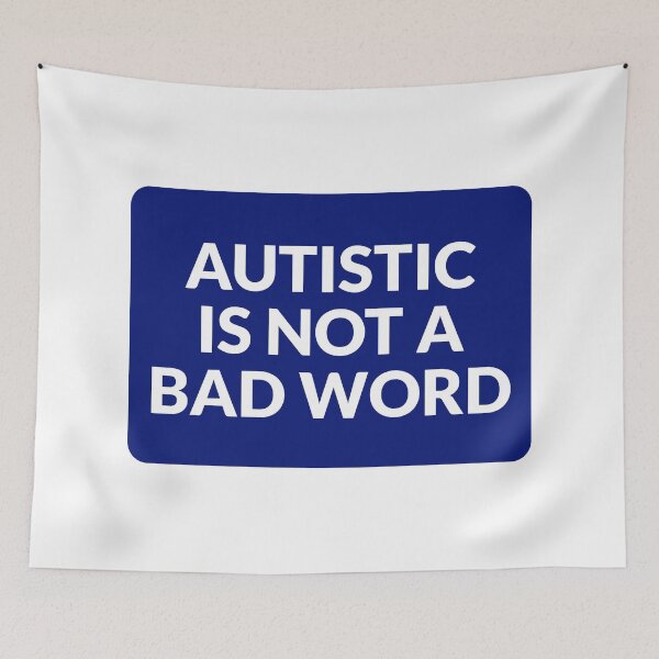 Item preview, Autistic Is Not A Bad Word - embrace neurodiversity designed and sold by Inspirationmotivation.