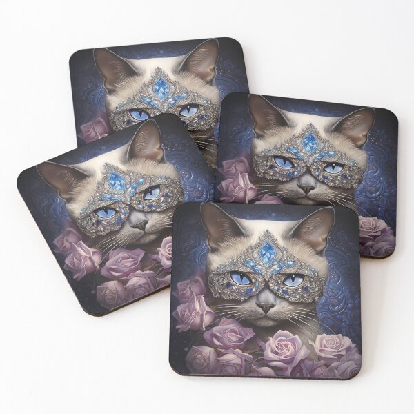 Item preview, Elegant Siamese Cat designed and sold by Nocturne  Paws.