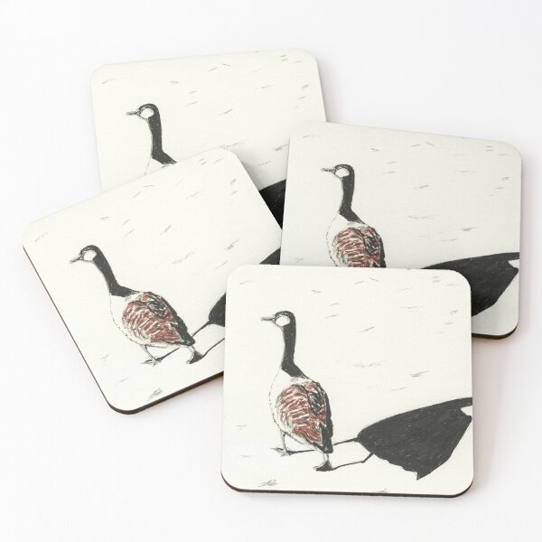 Item preview, Two Canada Geese on Derwentwater Foreshore designed and sold by LymphomaLass.