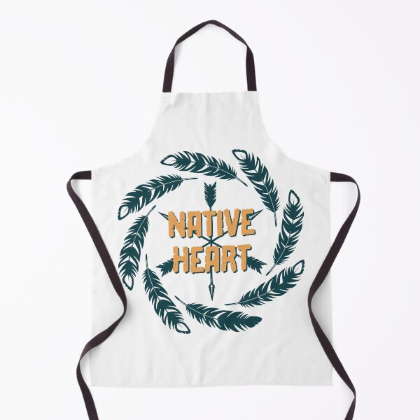 Item preview, Native Heart - Native American Indian (Dark Design) designed and sold by Spiprinto.