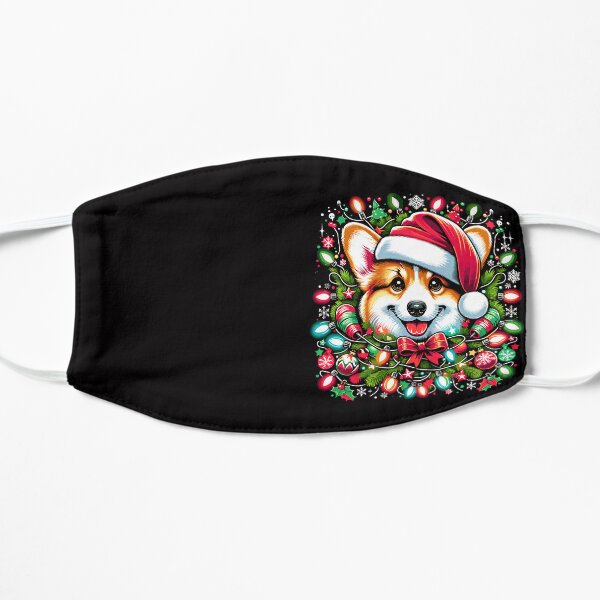 Corgi Christmas Cheer! Flat Mask