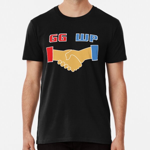 Good Game Well Played Handshake Gamer T-Shirt Design Premium T-Shirt