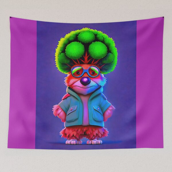 Item preview, Cute cartoon whimsical animal designed and sold by michplante60.