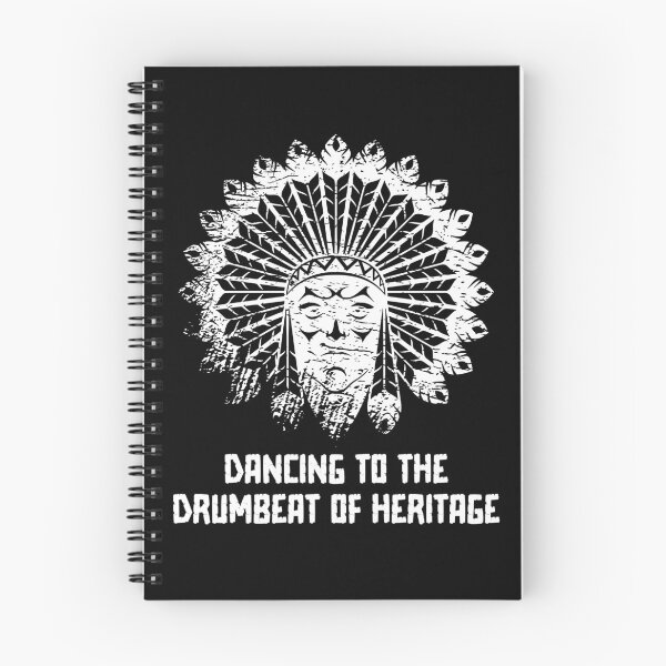 Item preview, Dancing to the Drumbeat of Heritage - Native American Indian Heritage (White Distressed Design) designed and sold by Spiprinto.