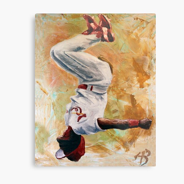 Ozzie Smith - 1995 Batting Action Fine Art Print by Unknown at