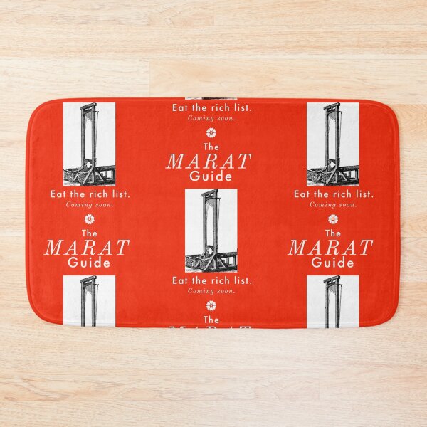 Item preview, The Marat Guide - Eat The Rich List designed and sold by MortaliteeUK.