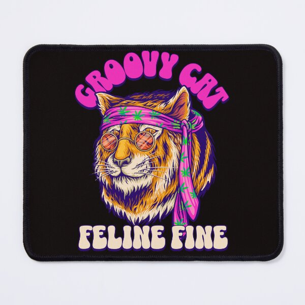 Item preview, Groovy Cat Feline Fine Tiger designed and sold by TigerRoseStudio.