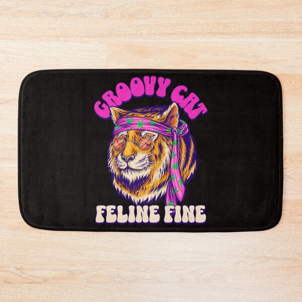 Item preview, Groovy Cat Feline Fine Tiger designed and sold by TigerRoseStudio.