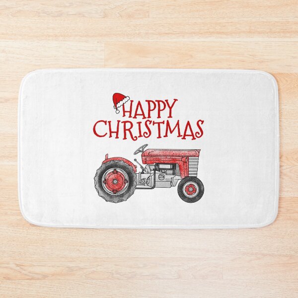 Item preview, Vintage Tractor Christmas Farmer Farming designed and sold by doodlerob.